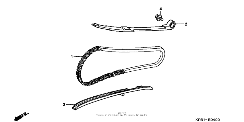 NSS250S (ABS) Цепь ГРМ
