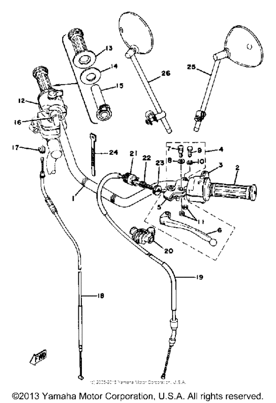 Handle wire