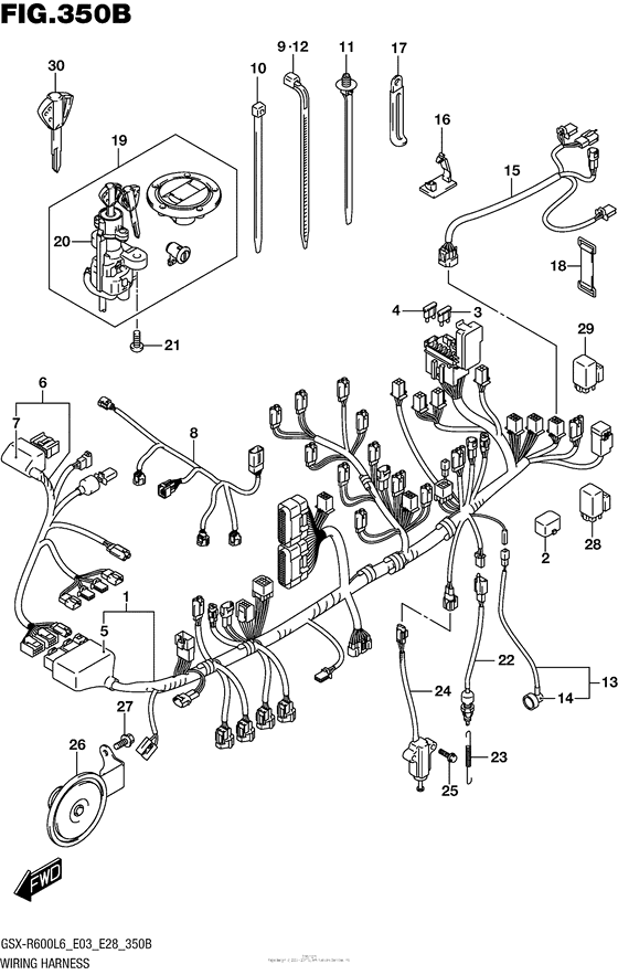 Wiring Harness (Gsx-R600L6 E28)