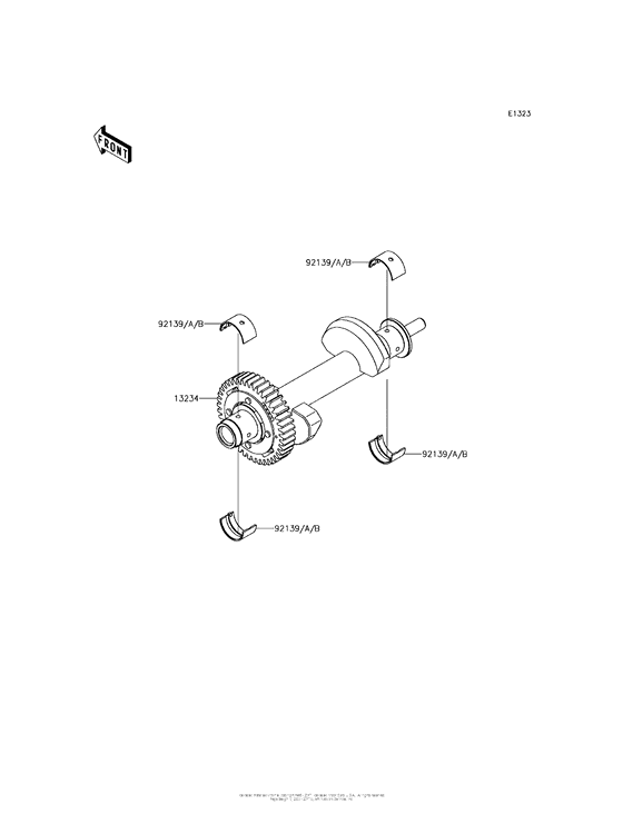 EX650 Валансирный вал