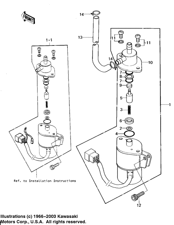 Fuel solenoid valve