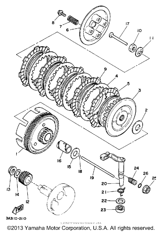RT100A Сцепление