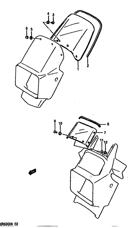 Meter visor