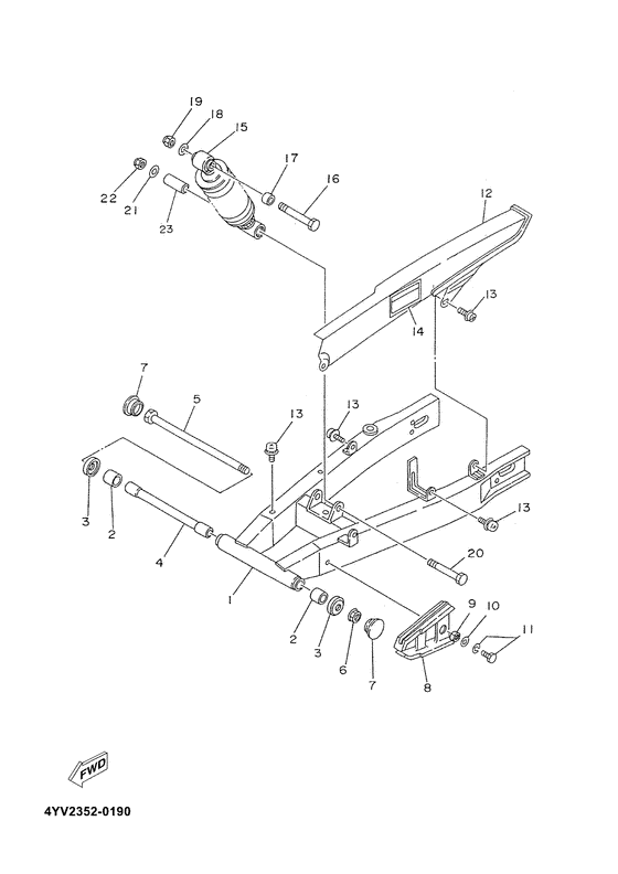Rear arm. suspension