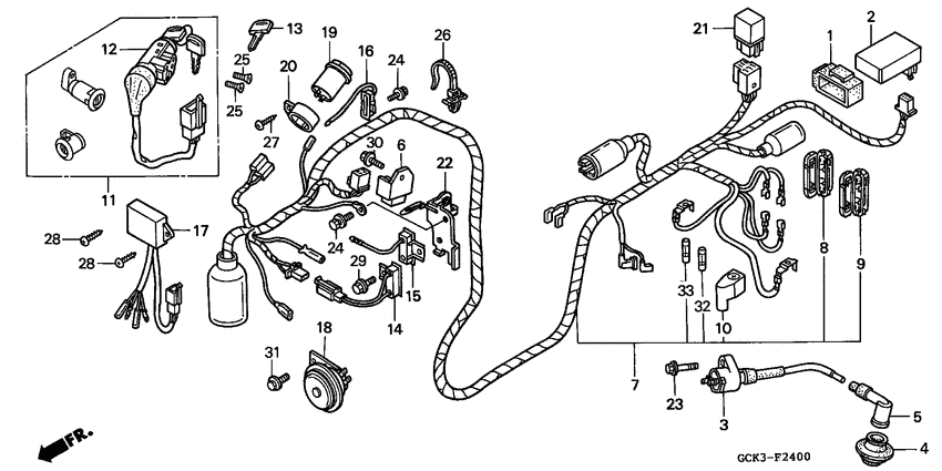 Wire harness/ ignition coil