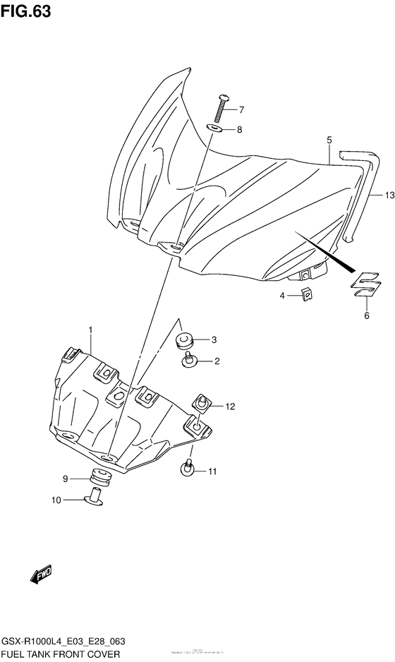 Fuel Tank Front Cover