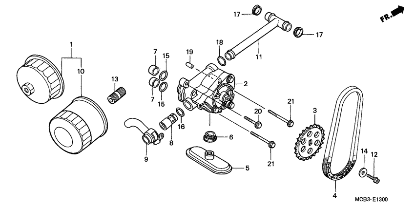 Oil filter/oil pump