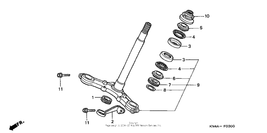 XR100 Траверса нижняя