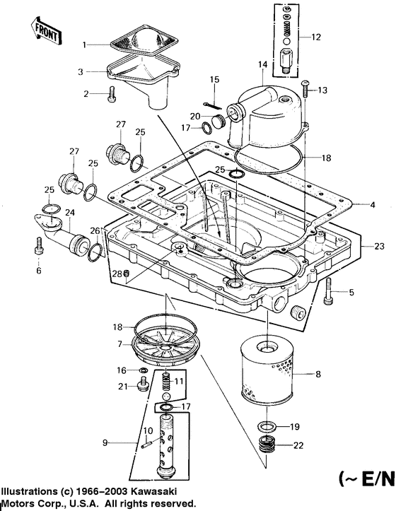 Oil pan/oil filter
