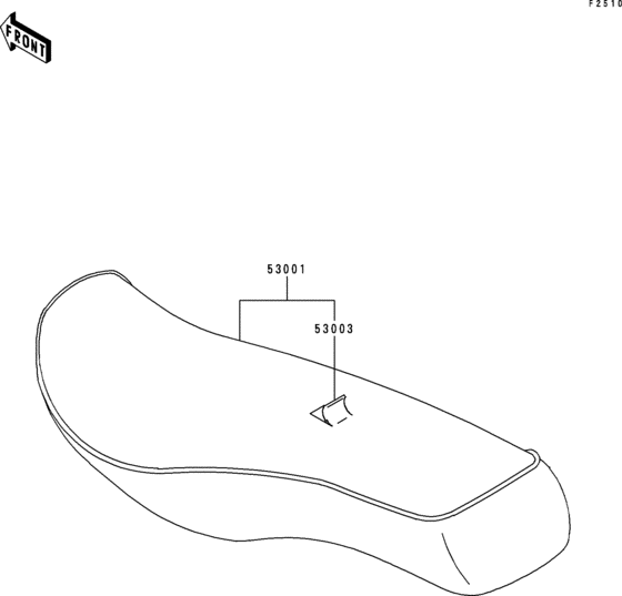 BJ250 Сиденье