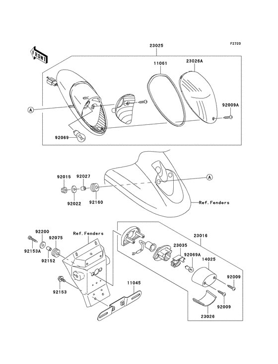 Taillight unit ass`y