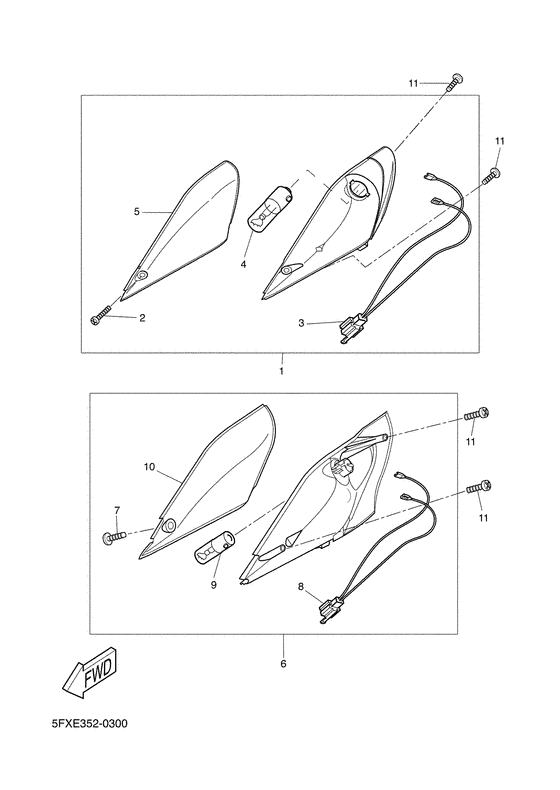 CW50RS Поворотники