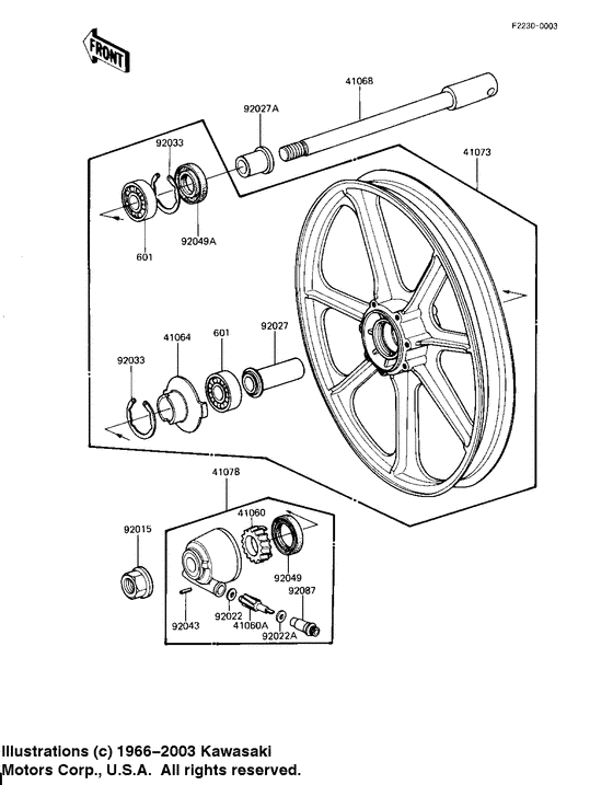 Front wheel/hub