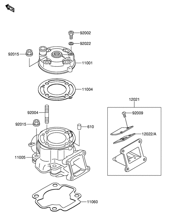 RM65 Головка блока цилиндров / цилиндр