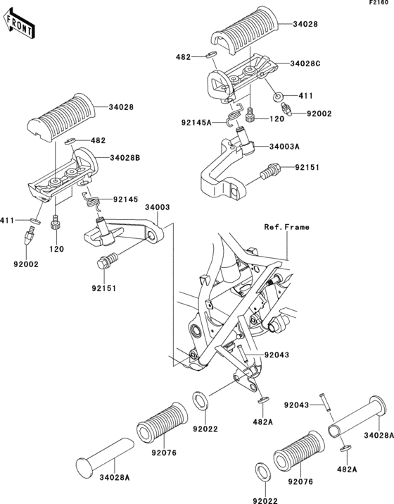 EJ650 Подножки