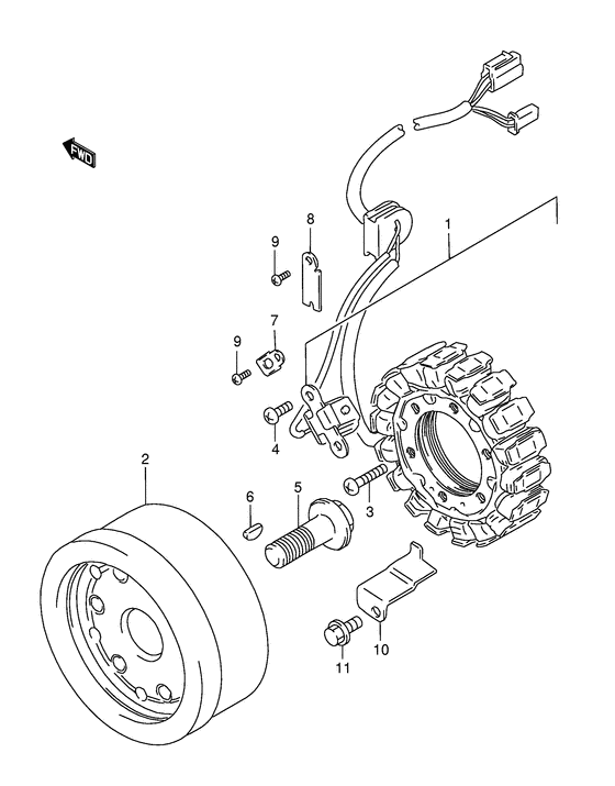 VS800 Зажигание