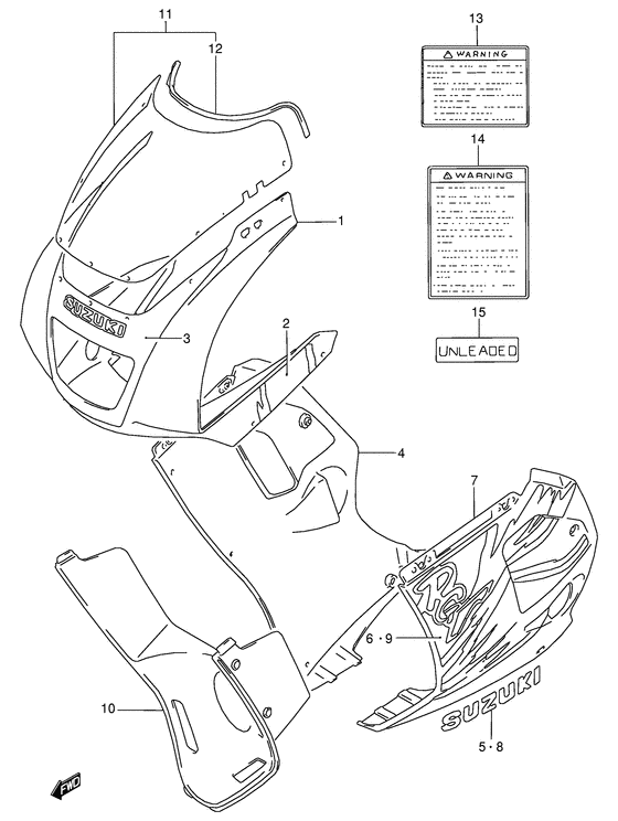 Cowling body
