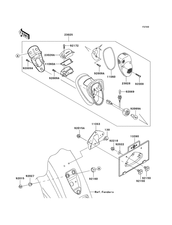 Taillight unit ass`y