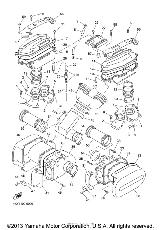 XVZ1300TFM Впускная система