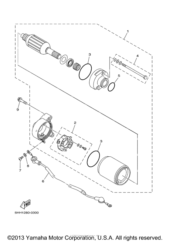 TTR125LER Стартер