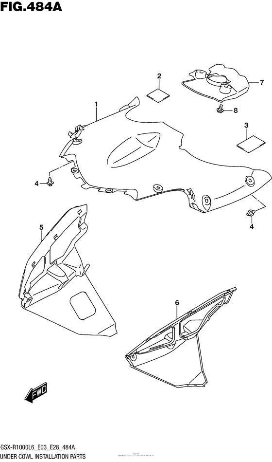 Under Cowl Installation Parts