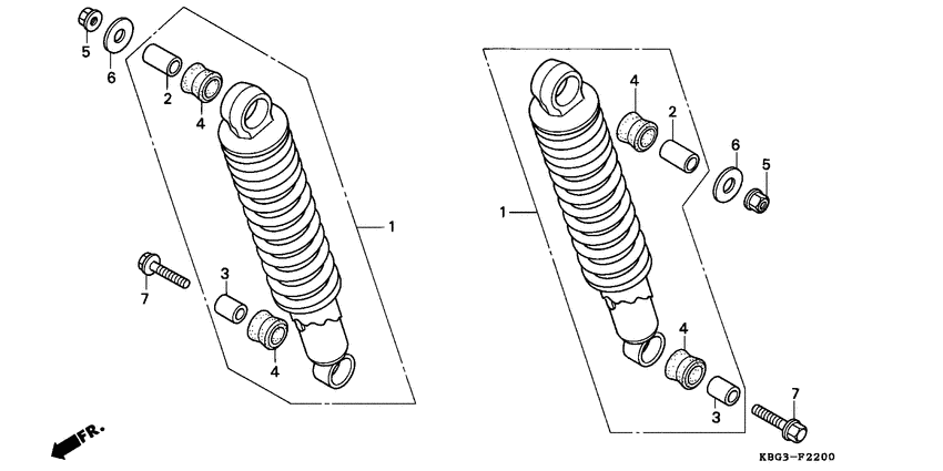Rear cushion