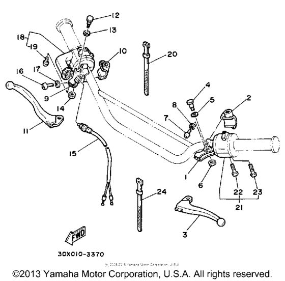 Handle switch - lever