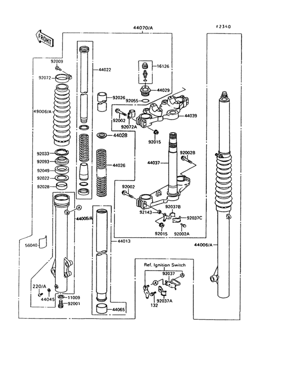 Front fork(1/2)