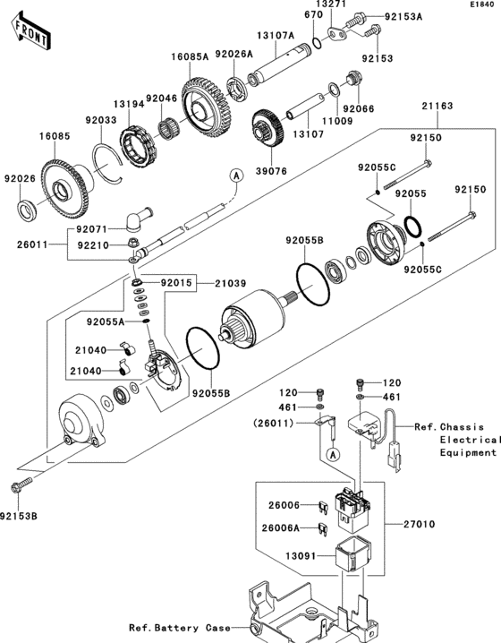 ZX1400 Стартер