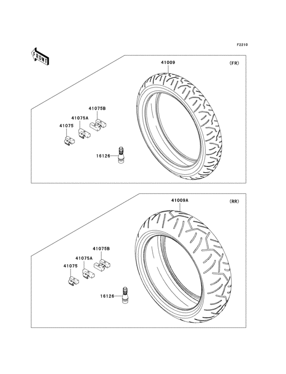 ZX1400 Покрышки