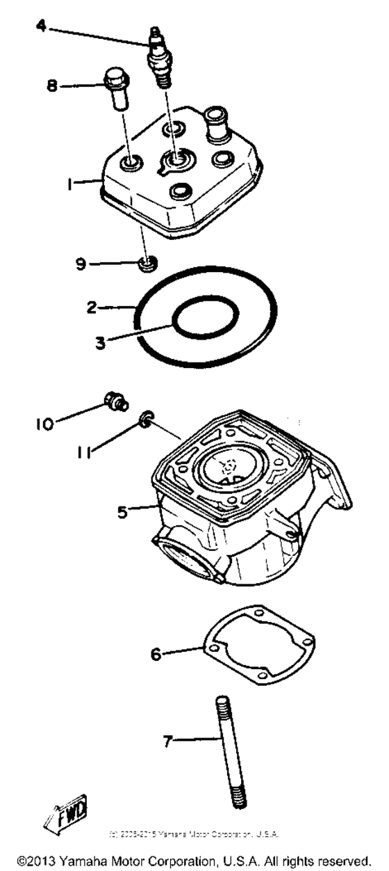 Cylinder head-cylinder