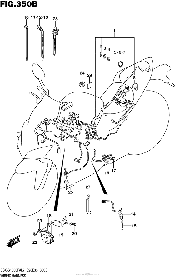 Wiring Harness (Gsx-S1000Fal7 E33)