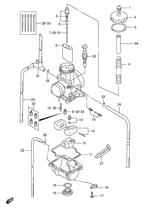 Carburetor assy