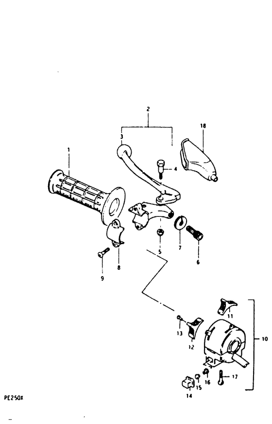 Lh handle switch