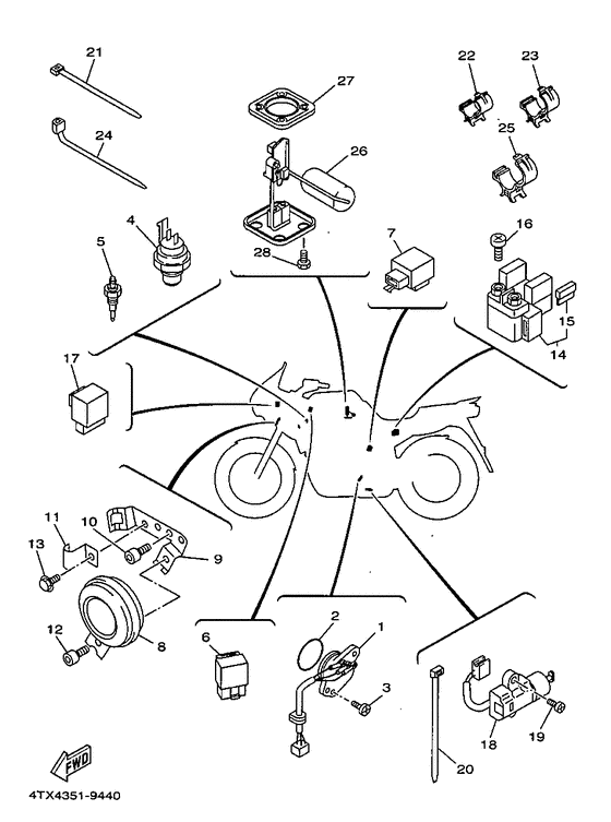 TDM850L Электрика 2