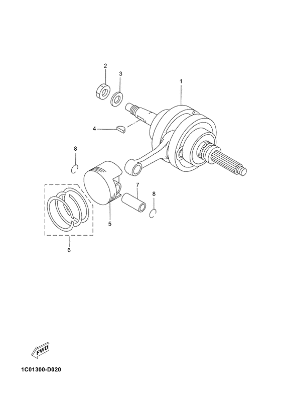 Crankshaft & piston