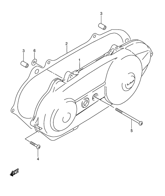 Crankcase lh cover