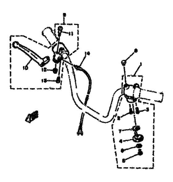 Handle switch. lever