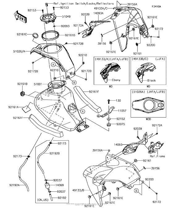 BR125 Fuel Tank(1 / 2)(Jhfa / jjfa / jjfb)