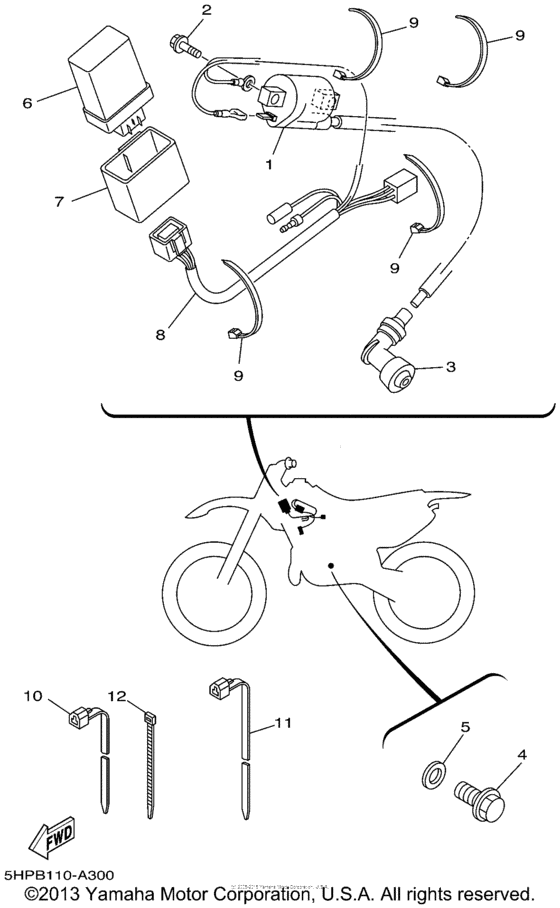 TTR125P Электрика