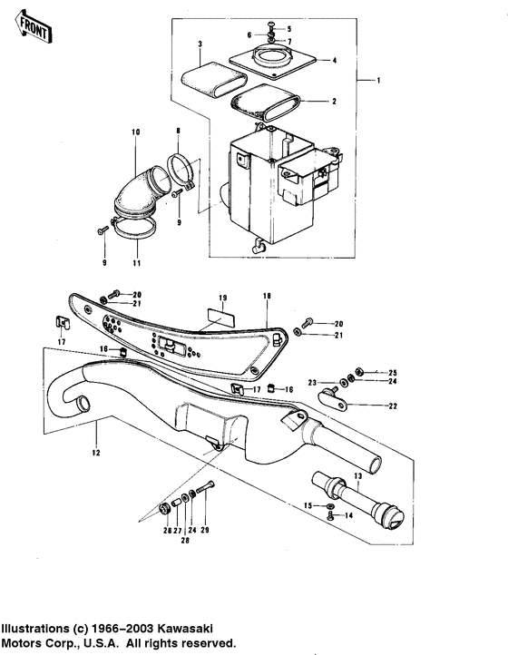 Air cleaner/muffler