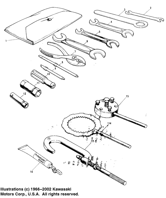 Owner tools/special service tools