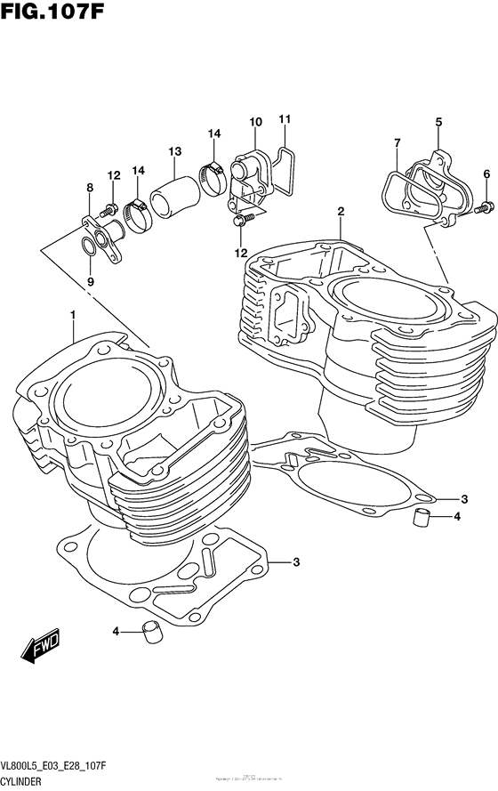 Cylinder (Vl800Bl5 E28)