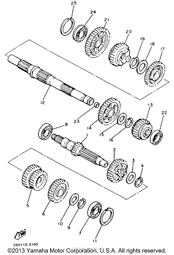 XVZ12TDK Трансмиссия