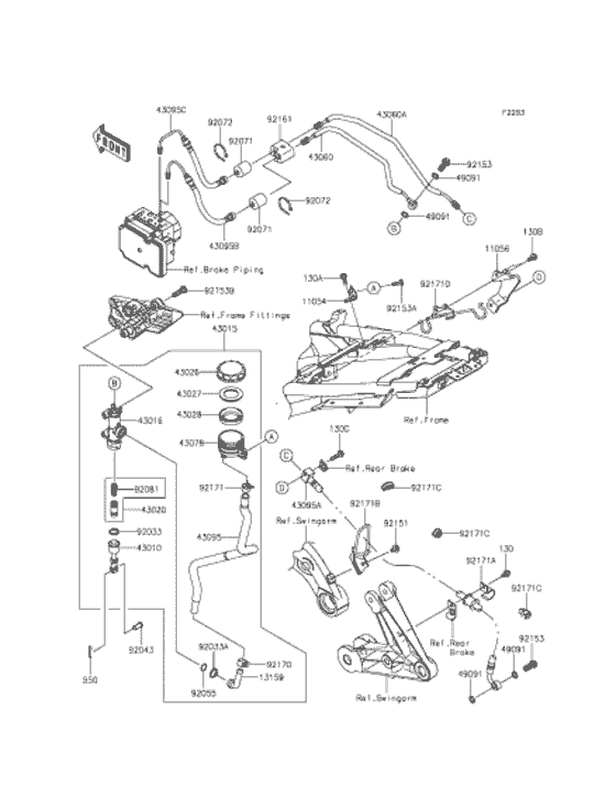 Rear Master Cylinder(1/2)