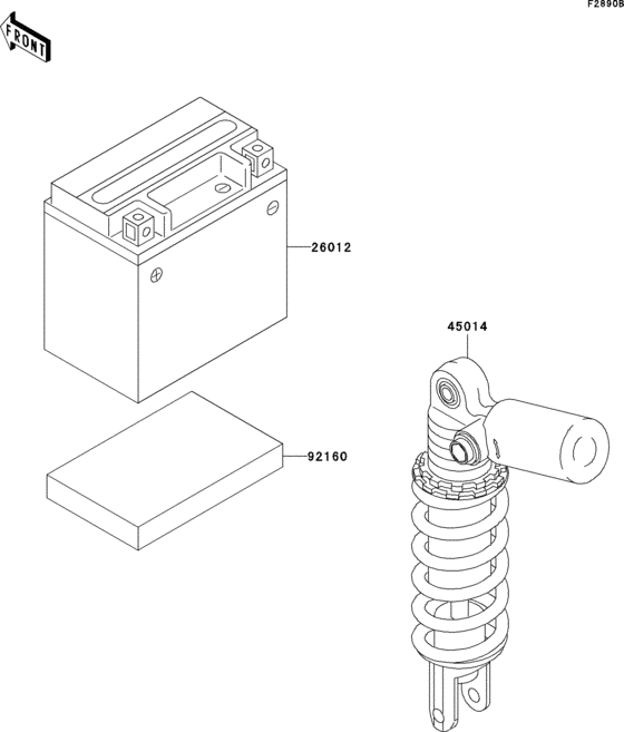 Optional parts(zx-7rr battery)