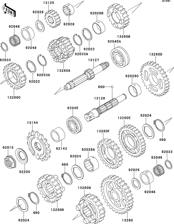 Transmission(zx500-c1)