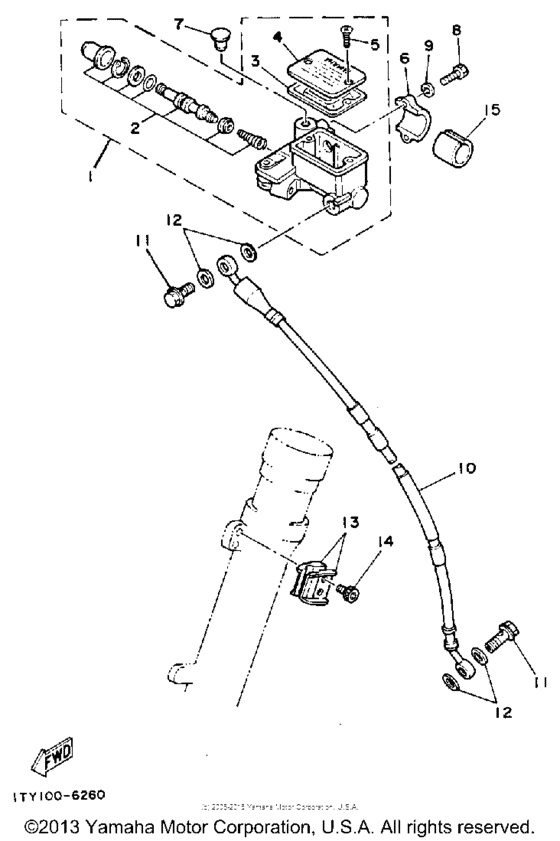 IT200S Главный тормозной цилиндр