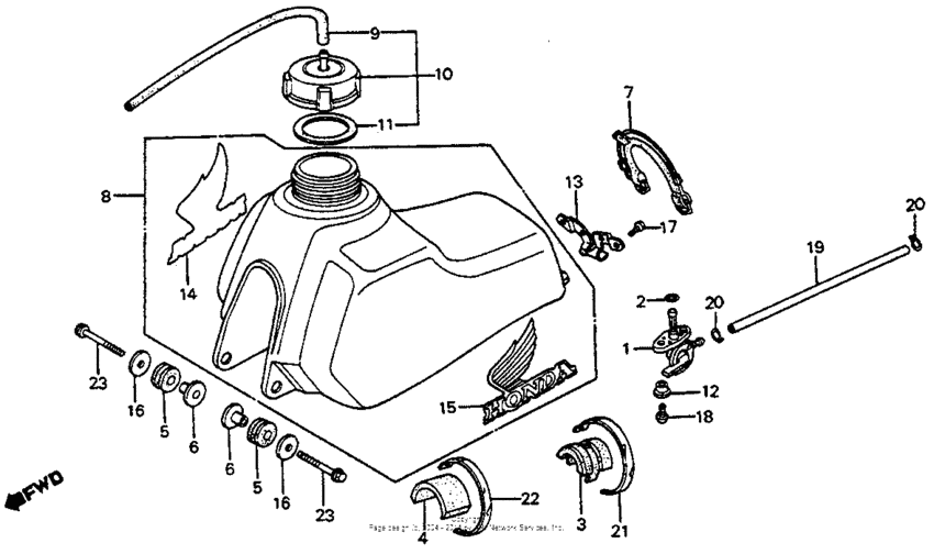 Fuel tank 82