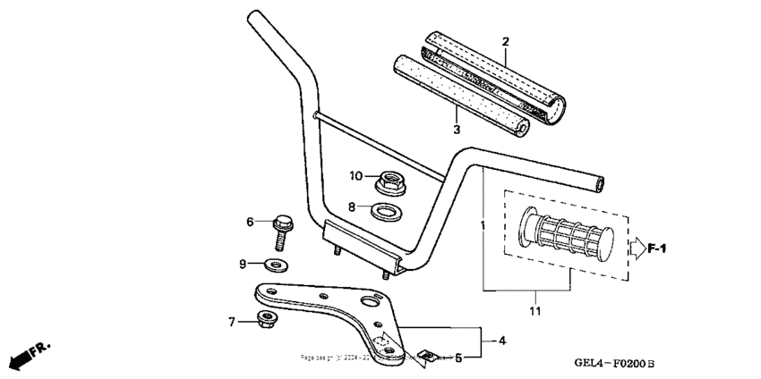 Handlebar + top bridge